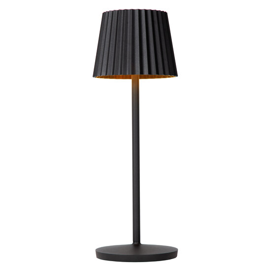 LUCIDE LUCIDE JUSTINE - Lampe de Table Rechargeable d'Extérieur avec Station de Charge Sans Fil