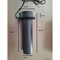 Applique murale orientable en métal blanc, douille GU10 (max. 8W), IP20 et câble amovible de 200 cm