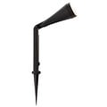 Mono Bodenspot schwarz Metall GU10 IP44 190mm, schwenkbarer Arm, Kabel 180cm, nicht dimmbar