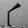 Mono Bodenspot schwarz Metall GU10 IP44 190mm, schwenkbarer Arm, Kabel 180cm, nicht dimmbar