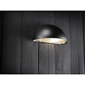 Scorpius wandlamp buiten, wit metaal-polycarbonaat, E27 fitting, IP23 spatwaterdicht, 200 x 100 mm