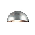 Scorpius wandlamp buiten, wit metaal-polycarbonaat, E27 fitting, IP23 spatwaterdicht, 200 x 100 mm