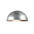 Scorpius wandlamp buiten, wit metaal-polycarbonaat, E27 fitting, IP23 spatwaterdicht, 200 x 100 mm