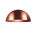 Scorpius Maxi wandlamp buiten, wit, bolvormige kap 270x140 mm, E27 fitting, IP23 spatwaterdicht, metaal-polycarbonaat
