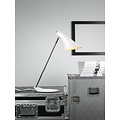 Vanilla desk lamp white, metal shade Ø145mm on Ø190mm base, 440mm high, E14 fitting, IP20, shade rotates 350°