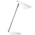 Vanilla desk lamp white, metal shade Ø145mm on Ø190mm base, 440mm high, E14 fitting, IP20, shade rotates 350°