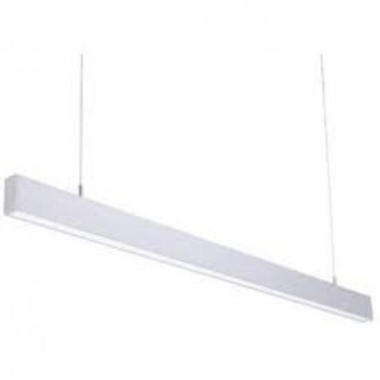 Roda lámpara colgante LED 1152mm, 18W, 1900 lúmenes, 4000K blanco neutro, regulable 1-10V, aluminio blanco mate