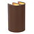 LUCIDE Lucide YORK - Wandspot / Wandlamp Binnen/Buiten - LED - 4x1,2W 2700K - IP54 - Roest bruin - Essential