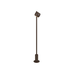 Lucide CAPRI - Lámpara de Pie Interior/Exterior - LED - 1x8W 2700K - IP54 - Café - Esencial