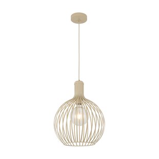 RAGA pendant light beige Ø35 cm with E27 fitting