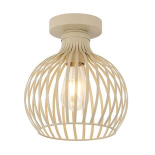 RAGA Deckenlampe beige mit E27-Fassung, 1 Lichtpunkt
