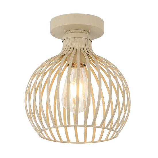 Fantasia RAGA ceiling lamp in beige, fits 1 E27 bulb (not included), from the Deco collection