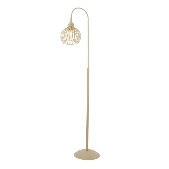 Fantasia Raga Stehlampe mit E27-Fassung, beige, aus der Deco-Kollektion. Leuchtmittel nicht enthalten.
