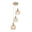 Fantasia RAGA pendant lamp from the Deco collection, 3 E27 sockets, beige finish, bulbs not included.