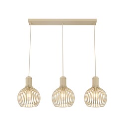 RAGA hanglamp met 3x E27-fitting, beige, Deco-collectie