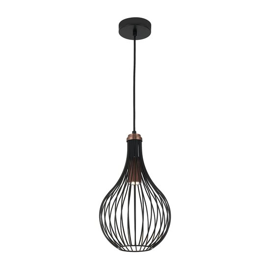 Fantasia GITA pendant light with 1 light point, bronze finish, from Fantasia's Deco collection.