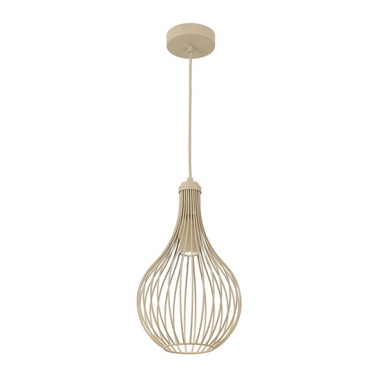 Fantasia Lámpara colgante Fantasia GITA en beige con casquillo GU10 - bombilla no incluida - colección Deco
