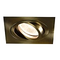 Fantasia Linux LED spot, vierkant model met bronskleurige afwerking, GU10 5W LED-lamp inbegrepen.