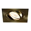 Fantasia Linux LED spot, square design with bronze finish, includes a GU10 LED bulb of 5W.
