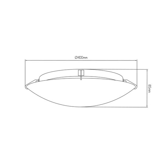 Fantasia Fantasia SIRI ceiling lamp E27 2x60W Chroom + Wit glas - Elegante Deckenleuchte für jeden Raum