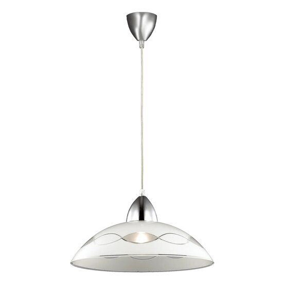 Fantasia Fantasia SIRI lámpara colgante E27 1x60W - Lámpara elegante de cromo y vidrio