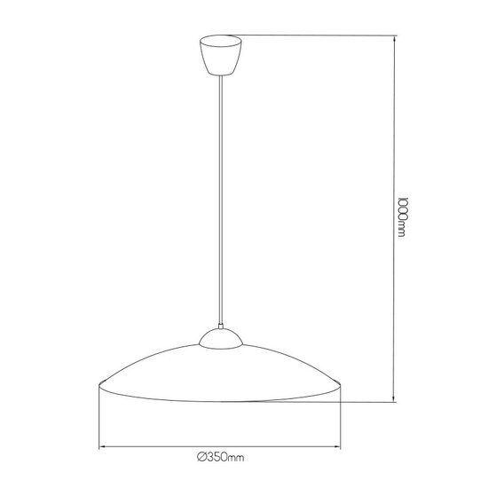 Fantasia Fantasia SIRI pendant lamp E27 1x60W - Stylish Chrome and White Glass Hanging Light