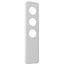 Fantasia Nysit Cover, rosace de plafond blanche en acier pour 3 points lumineux, collection Premium de Fantasia