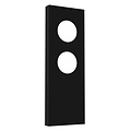 Fantasia Nysit Cover 2L abat-jour noir en acier, design anguleux à angles vifs, pour 2 points lumineux, collection Premium