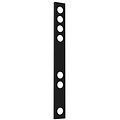 Fantasia Lámpara colgante Nysit Cover con 7 puntos de luz, plafón negro angular, acero, colección Premium, bombillas no incluidas
