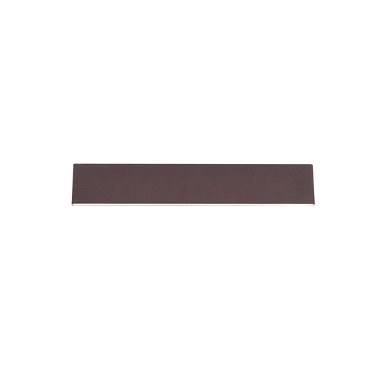 Trio Lighting Large flat top/bottom wall lamp LED 9W 3000K rust color - Illuminate your space with warmth