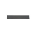 Trio Lighting Grande lampe murale plate grise LED 9W 3000K - Parfaite pour une ambiance chaleureuse