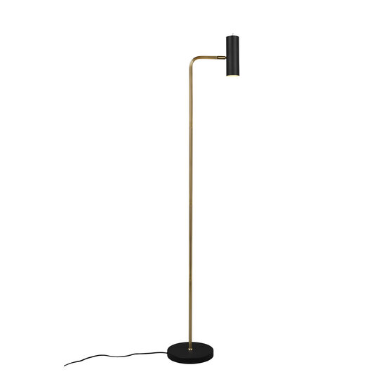 Trio Lighting Lámpara de pie retro 1xGU10 latón mate - Iluminación elegante para cualquier interior