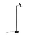 Trio Lighting Lampe sur pied rétro noire mate 1xGU10 - Idéale pour une ambiance moderne