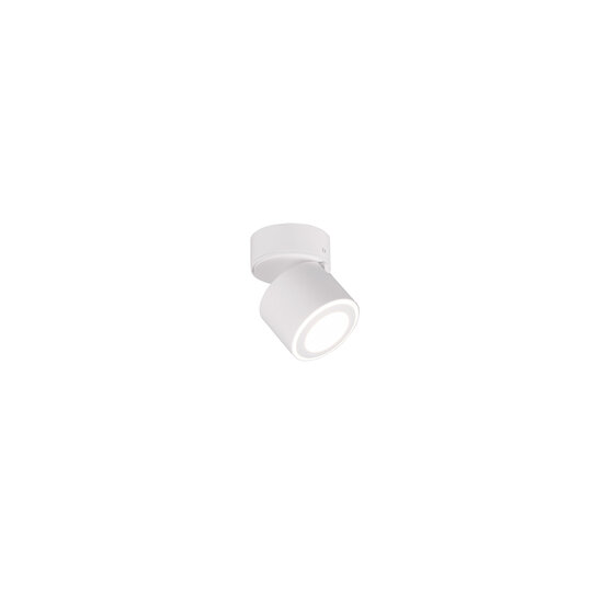 Trio Lighting Spot de plafond encastré/superficiel blanc mat 1x5W 3000K - Idéal pour les intérieurs modernes