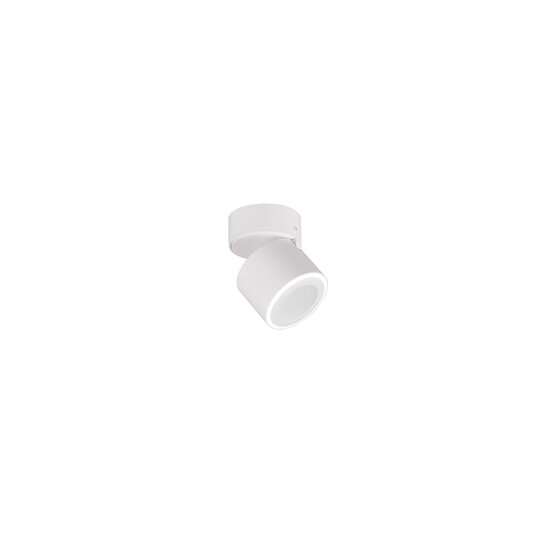 Trio Lighting Spot de plafond encastré/superficiel blanc mat 1x5W 3000K - Idéal pour les intérieurs modernes