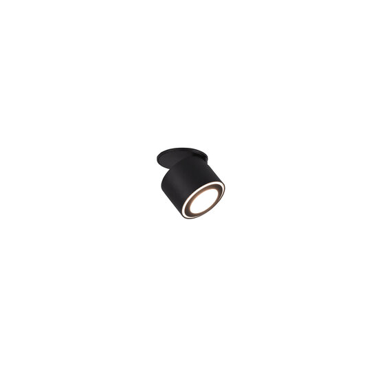 Trio Lighting Spot encastré/superficiel noir mat 1x5W 3000K - Solution d'éclairage idéale pour tout espace