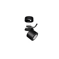 Trio Lighting Schwarzer, mattierter Deckeneinbau-/Aufbauspot 1x5W 3000K - Perfekte Beleuchtungslösung für jeden Raum