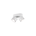 Trio Lighting Duo spot encastré ou en saillie blanc mat 2x5W 3000K - Solution d'éclairage idéale pour chaque pièce
