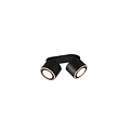 Trio Lighting Duo recessed or surface mounted ceiling spot 2x5W 3000K matt black - Ideal lighting solution for any space