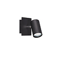 Trio Lighting Foco mural/techo rotativo negro GU10 - Diseño atemporal para cualquier espacio