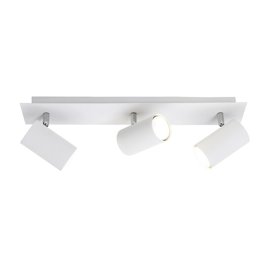 Trio Lighting Spot de plafond rotatif 3xGU10 blanc - Idéal pour chaque espace