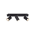 Trio Lighting Black three-piece rotatable ceiling spot 3xGU10 - Ideal for any space