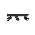 Trio Lighting Black three-piece rotatable ceiling spot 3xGU10 - Ideal for any space