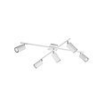 Trio Lighting Draaibare asymmetrische plafondlamp 5xGU10 wit - Creëer een unieke sfeer in uw ruimte