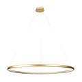 Zumaline Lampe cercle dorée ronde 38 W LED 120 cm 4000K - Apportez une touche moderne à votre intérieur