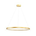 Zumaline Lámpara círculo dorada redonda 26 W LED 80 cm 4000K 1560 lm - Aporta un toque moderno a tu hogar