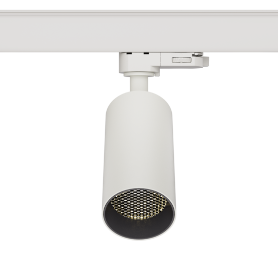 Hyrwell Fixo spot cylindrique 15W pour rail, encastré ou monté en surface dia 55 mm hauteur 115 mm - Éclairage idéal pour chaque espace