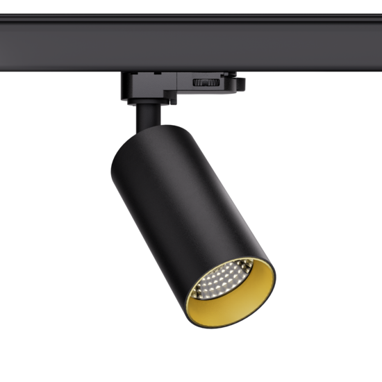 Hyrwell Fixo spot cylindrique 15W pour rail, encastré ou monté en surface dia 55 mm hauteur 115 mm - Éclairage idéal pour chaque espace