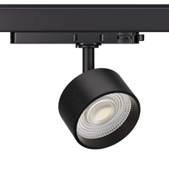 Hyrwell Fixo Dali cilinderspot 20W voor rail dia 90 mm hoogte 47 mm ultraplat - Perfecte verlichting voor elke ruimte