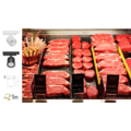Hyrwell Shopy Schienenbeleuchtung für rotes Fleisch 36 Watt 1900 Kelvin - Ideal zur Präsentation von frischem rotem Fleisch